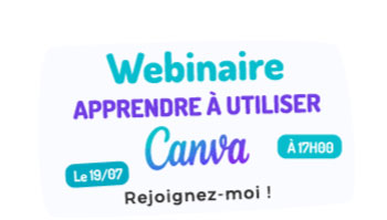 Invitation webinaire Canva, rejoignez-moi