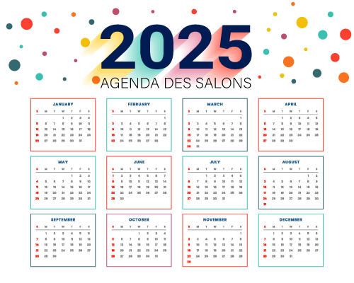 Agenda des salons 2025