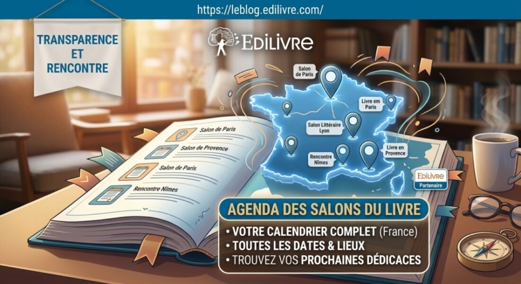 Agenda des salons et festivals du livre Edilivre